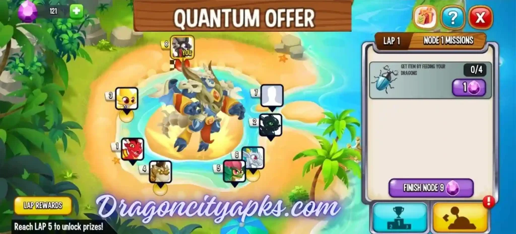 Dragon City MOD APK Quantum Voyage Event unlimited skins